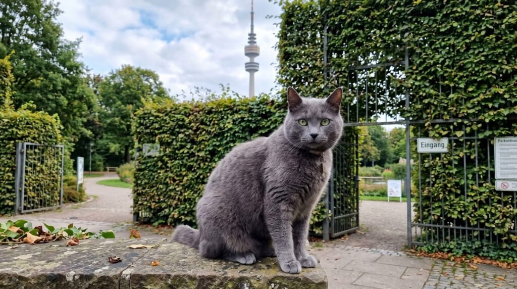 ruschian blau katze