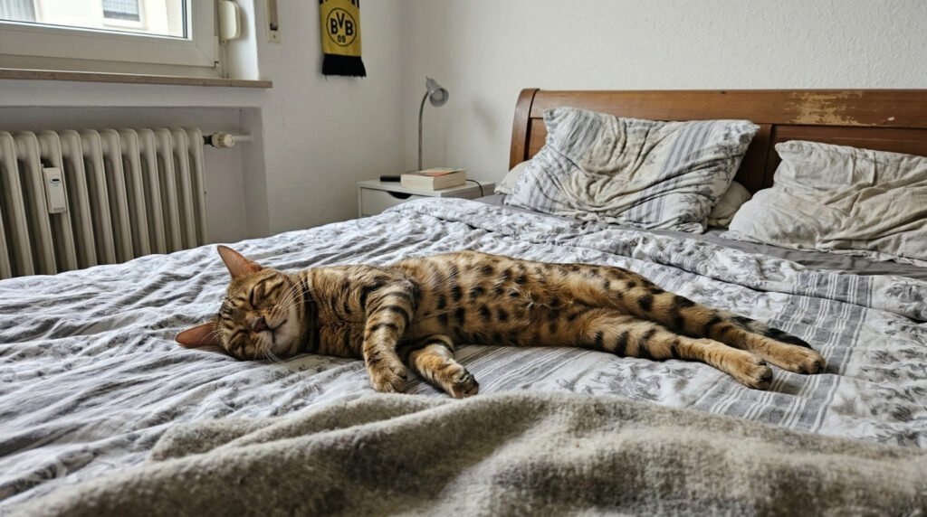 Katzen für aktive Menschen: Welche Rassen passen zu Ihrem dynamischen Lebensstil? 4 Bengal Der kleine Leopard fuers Wohnzimmer