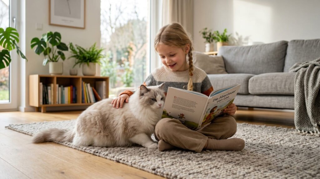 Katzen fuer Familien mit Kindern Die tolerantesten Rassen fuer kleine Entdecker