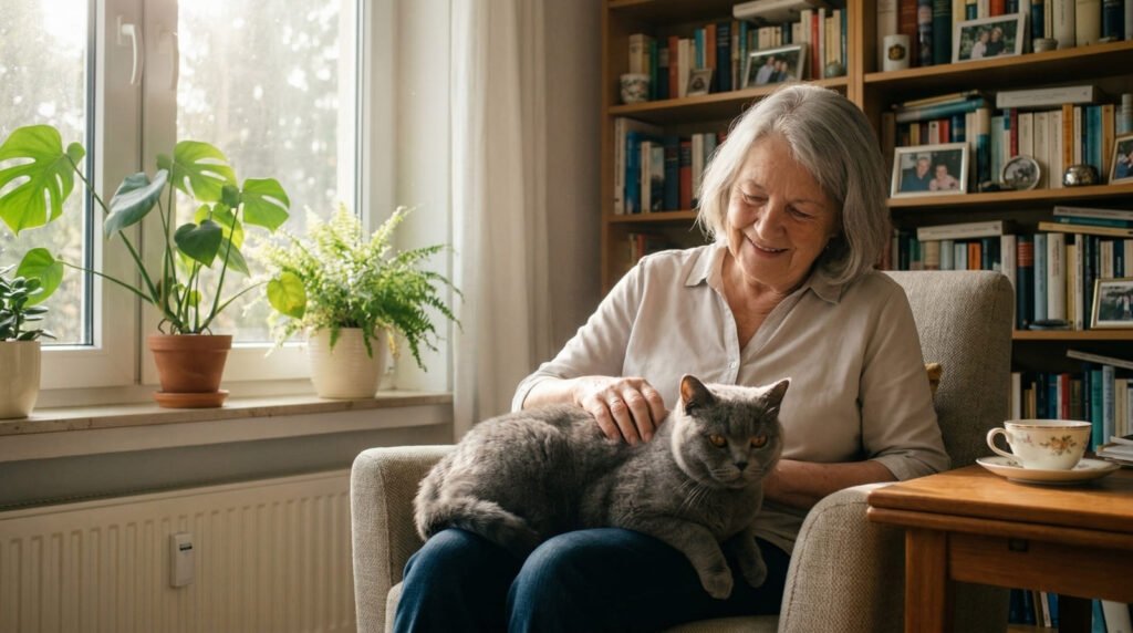 Katzen fuer Senioren Warum Samtpfoten die besten Begleiter im Ruhestand sind
