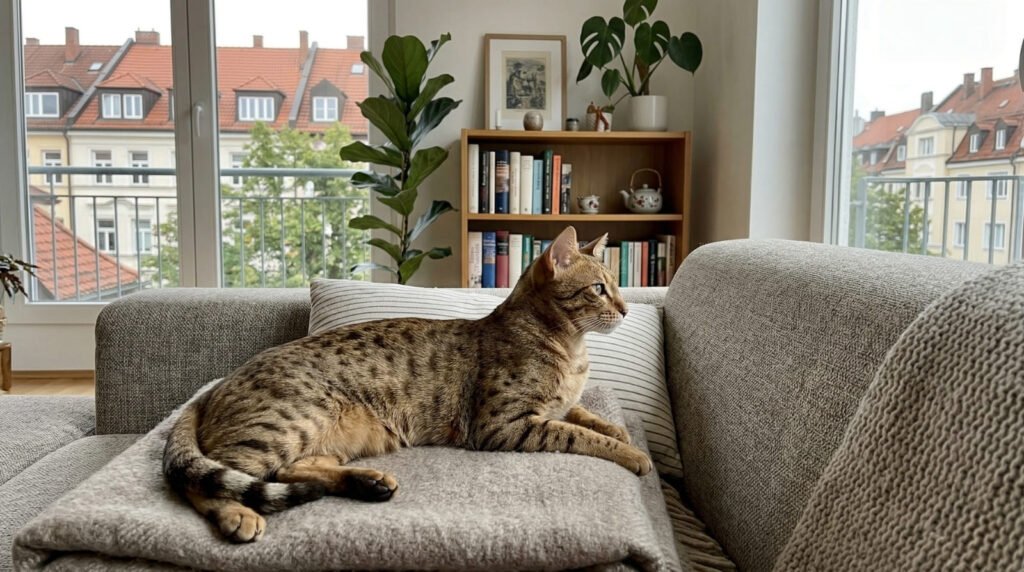 Katzen für aktive Menschen: Welche Rassen passen zu Ihrem dynamischen Lebensstil? 6 Ocicat Der athletische Abenteurer