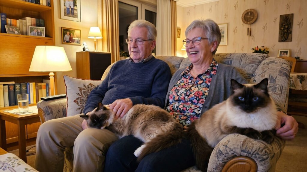 ragdoll katze Sie sind extrem menschenbezogen und sanftmuetig